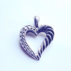 David Yurman sterling silver and diamonds enhancer. Final!